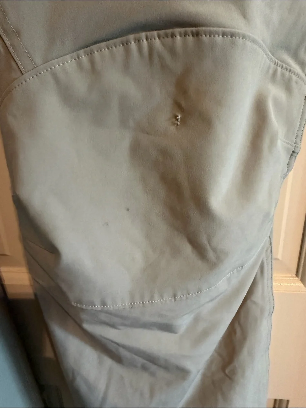 Under Armour Men's Light Gray Cargo Pants with Zip Pocket